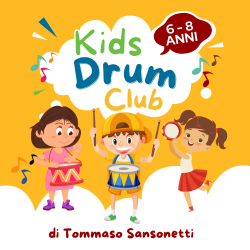 Kids Drum Club 6-8 anni